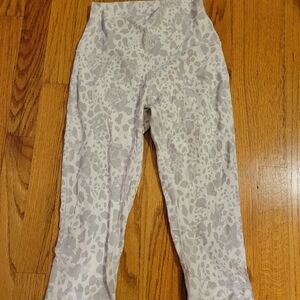 Lululemon grey and white leggings
